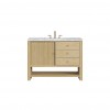 Marigot Single 48" Single (Vanity Only Pricing) in Sunwashed Oak